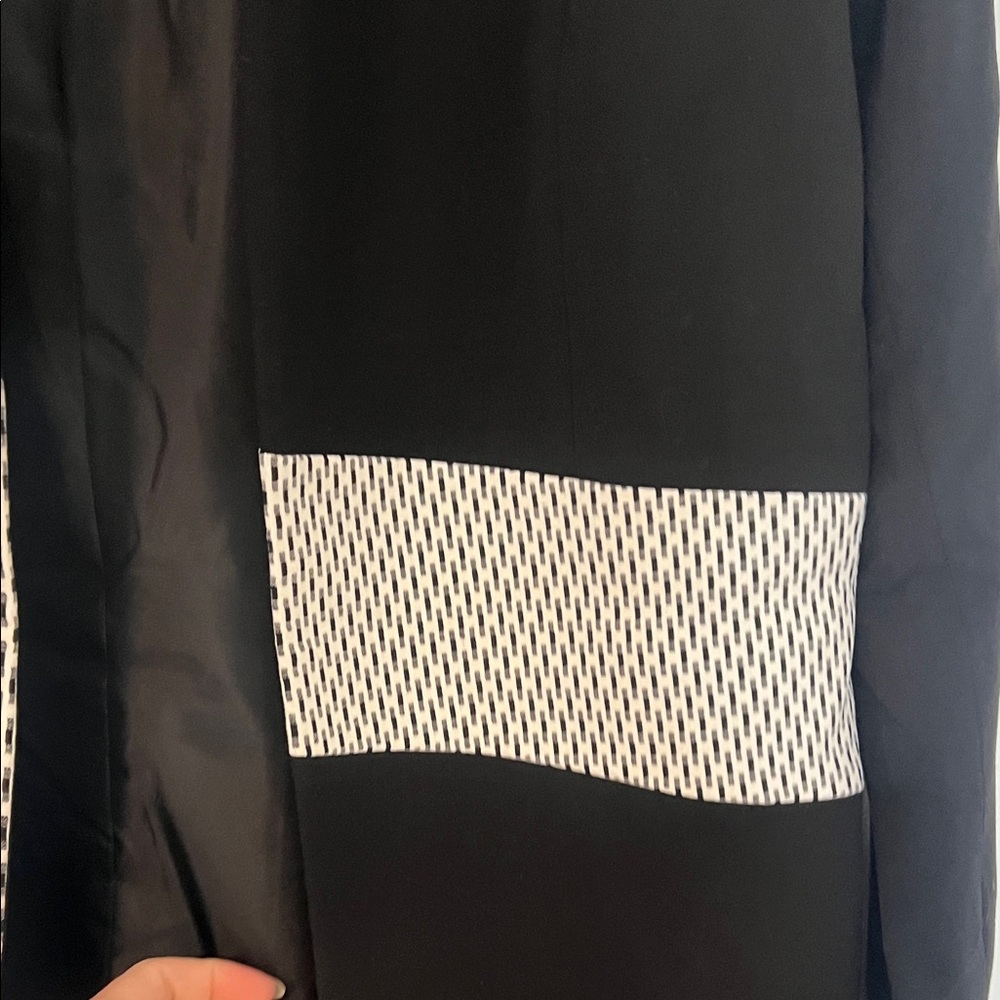 Calvin Klein Women's Black and White Long Blazer / Coat - Picture 7 of 12
